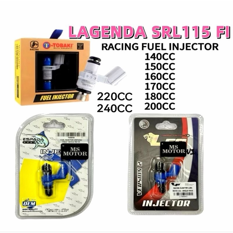 LAGENDA SRL115 FI V1 V2 FUEL INJECTOR SRL 115FI 140CC 150CC 160CC 170CC ...