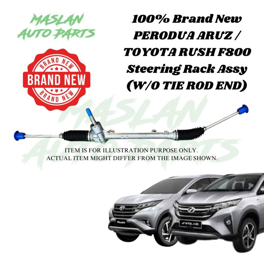 Perodua ARUZ / Toyota RUSH F800 100% Brand New OEM Power Steering Rack ...