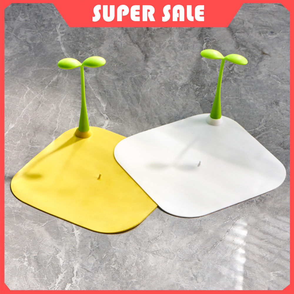 Thick Silicone Floor Drain Cover 15x15cm Bathroom Drain Cover Anti ...