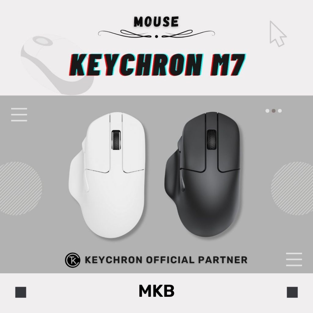 Keychron M7 Lightweight Customizable Side Macro Button Ergonomic Design ...