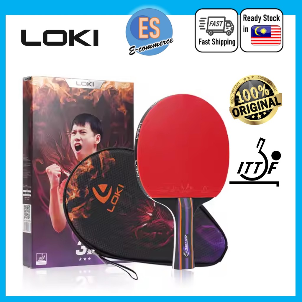 Loki R302 R202 Table Tennis Paddle Quality Black Poplar Ping Pong ...