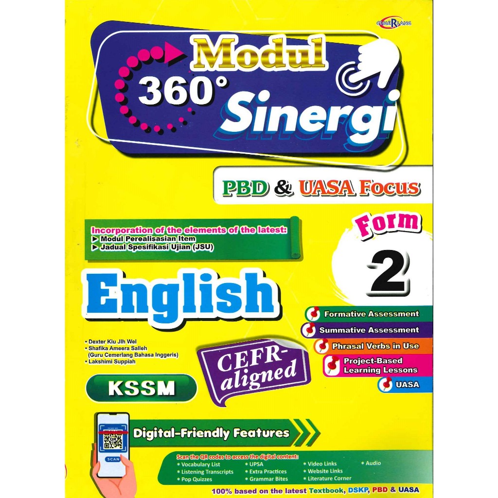 MODUL 360 SINERGI PBD & UASA FORM 2 - ENGLISH [ CEFR-ALIGNED ] | Shopee ...