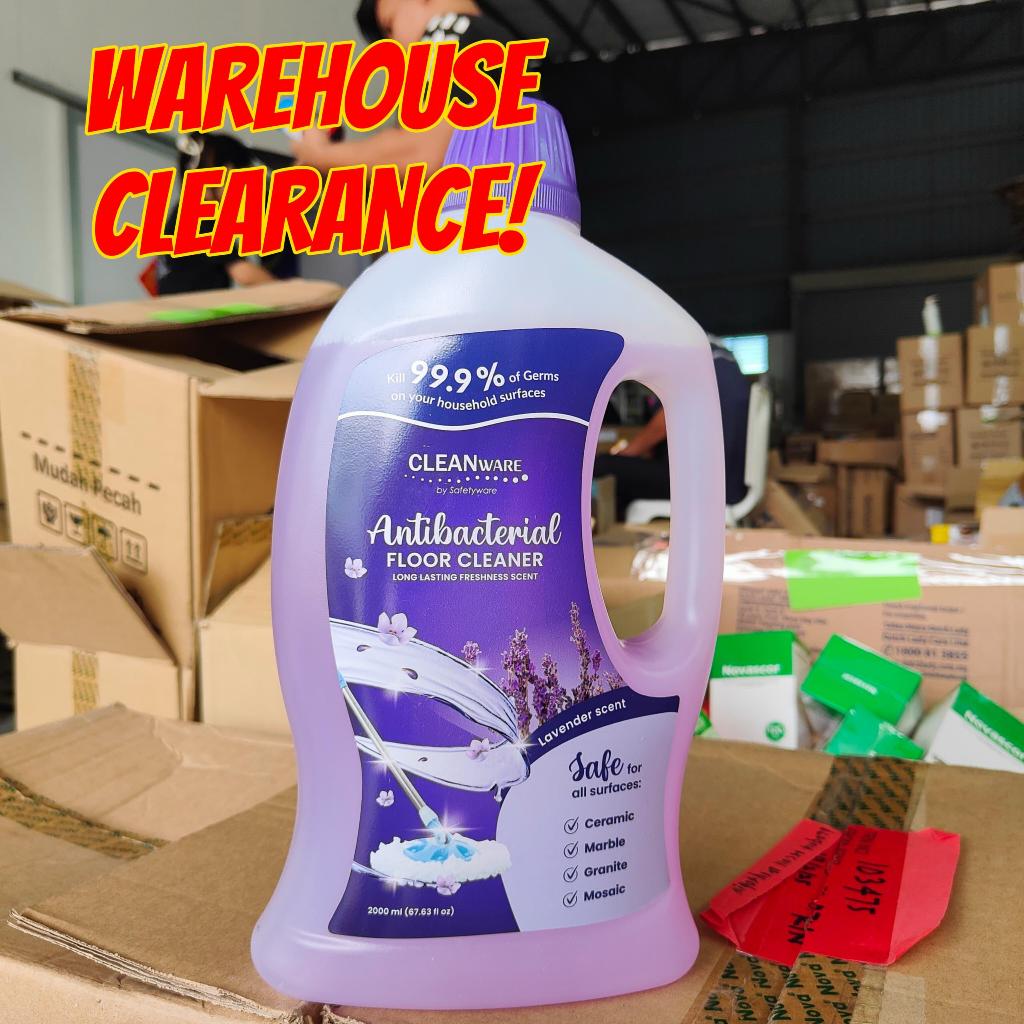 [EXP: 7/1/26] Cleanware Antibacterial Floor Cleaner 2l | Shopee Malaysia