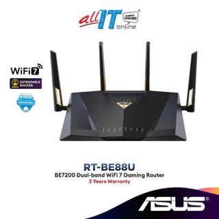 Asus Extendable BE7200 Dual Band Wifi 7 RT-BE88U Gaming Router