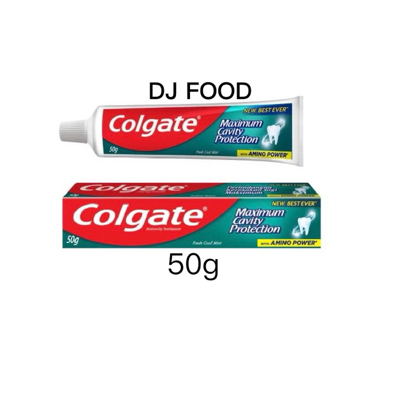 (Unit) Colgate 50g Toothpaste Fresh Cool Mint Travel Pack (Hijau ...