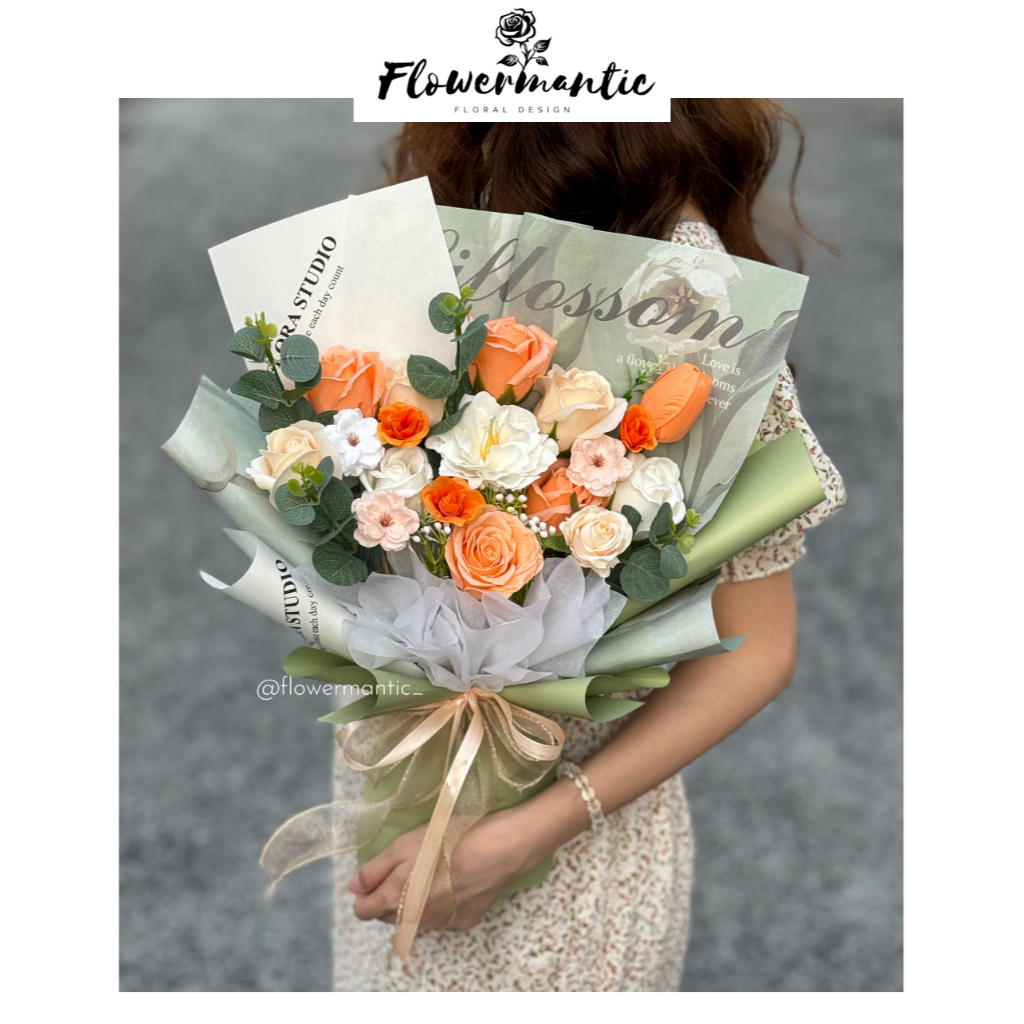 🔥ReadyStock🔥Mix Flower Bouquet Valentines Flower Birthday Gift Bunga ...
