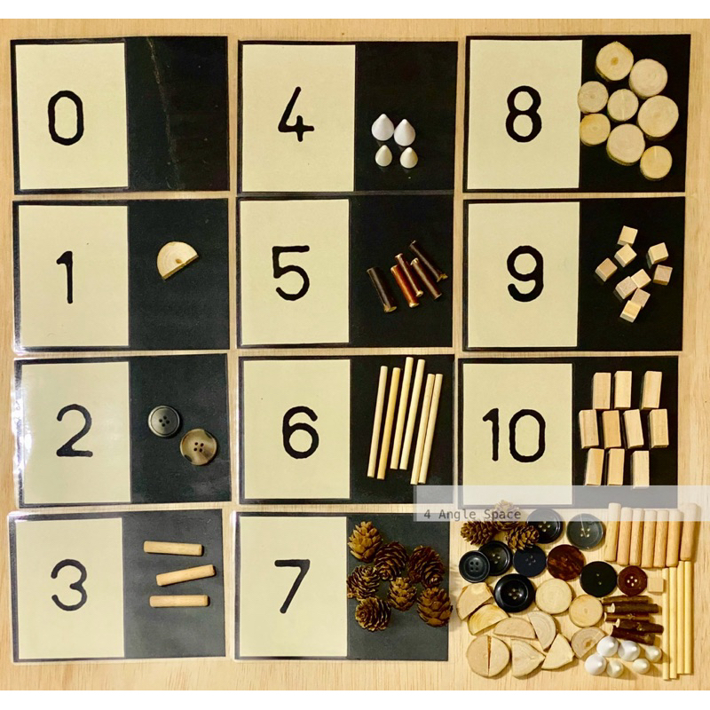Preschool Math Activity 数学塑封教材 Early Math Learning Set 幼儿园教具 Tadika ...