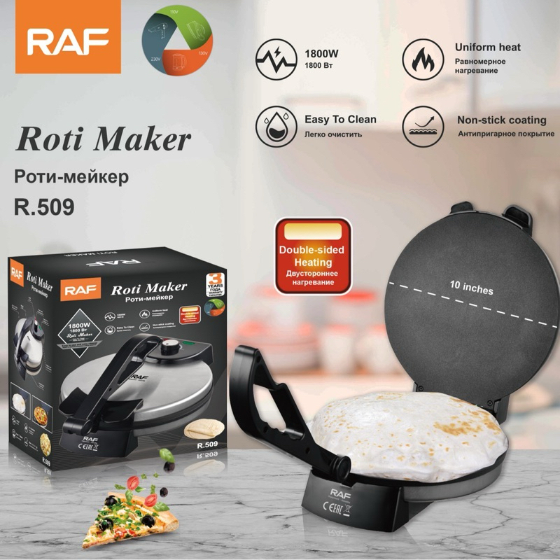 Roti m Maker 100% orignal, RAF R.509 electric roti maker 1800W non ...