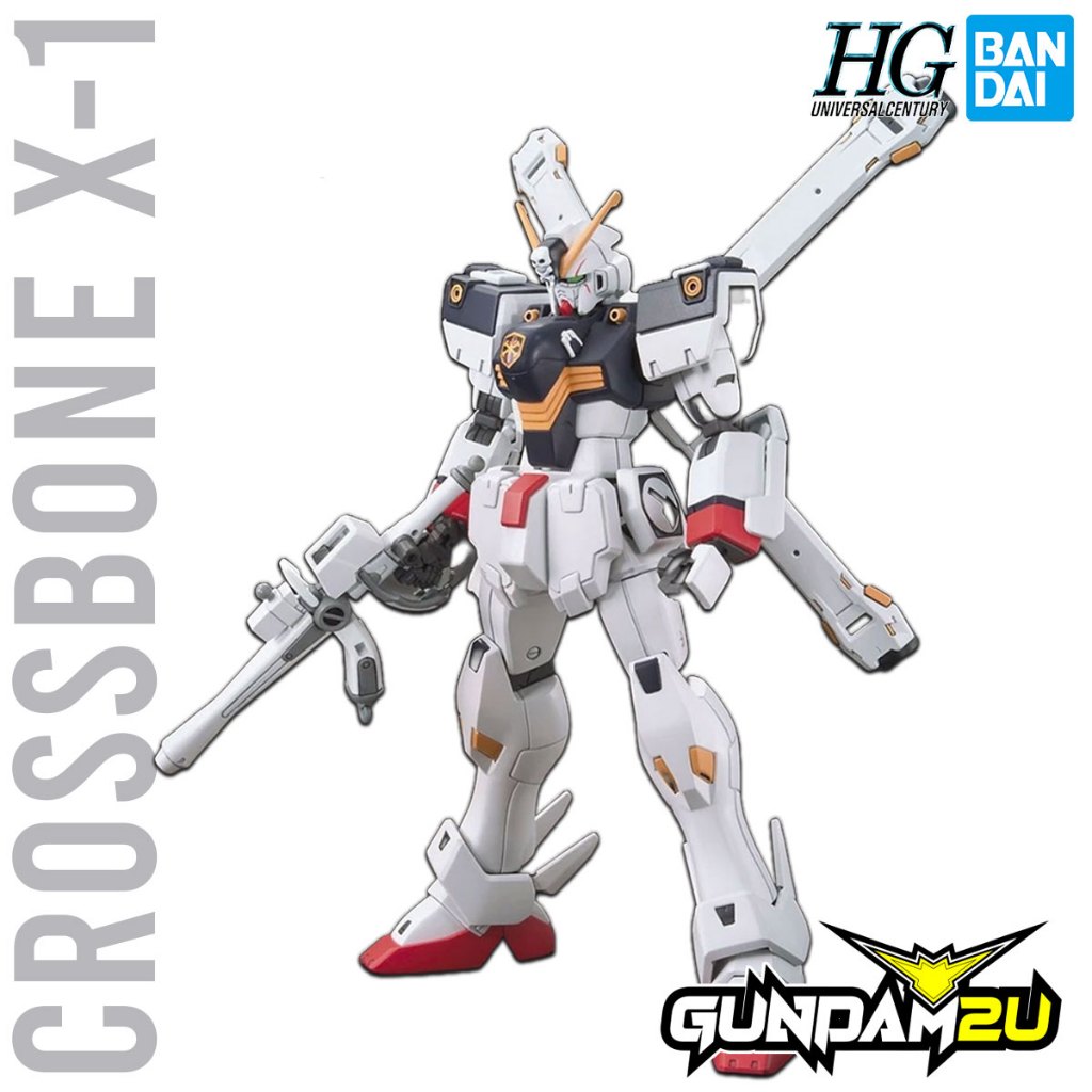BANDAI HG 1/144 XM-X1 Crossbone Gundam X1 - Plastic Model Kit High ...