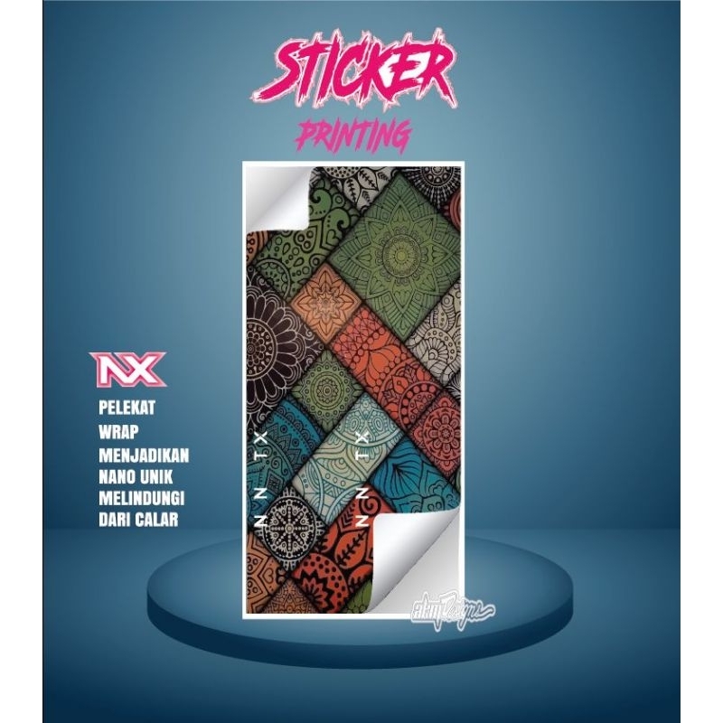 sticker SKIN nano WRAP V3 NX decal sticker wrap (kepingan sticker ...