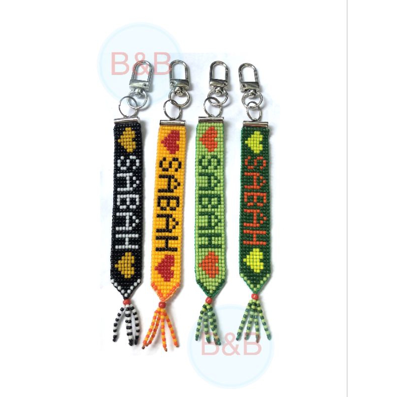 (READY STOCK) Handmade Keychain Manik Toho SABAH SARAWAK / Cenderahati ...