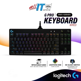 Logitech G Pro LightSync RGB Wired Mechanical Gaming Keyboard - GX Blue/Black 920-009396