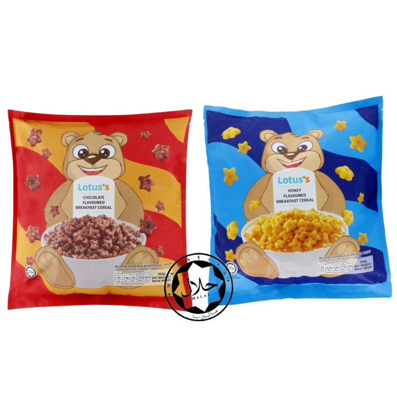 LOTUS Halal ☑️ Choco | Hobey Flavour Breakfast Cereal 700g | Shopee ...