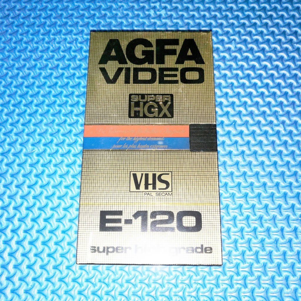 AGFA Video Super HGX E-120 Blank VHS Video Tape | Shopee Malaysia