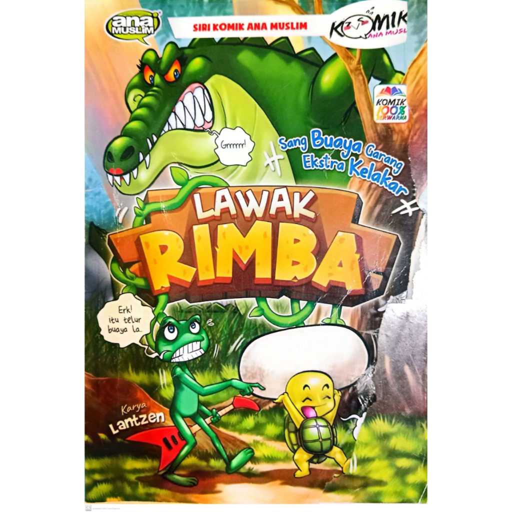 Lawak Rimba: Sang Buaya Garang Ekstra Kelakar | Komik Preloved Jimat ...