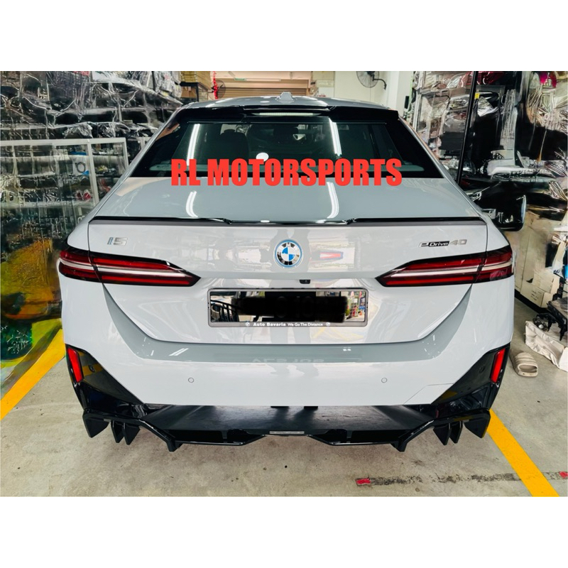 BMW 5 Series I5 G60 2024 2025 M Rear boot Trunk Roof lip Spoiler wing ...