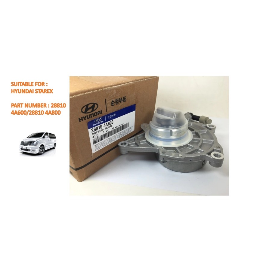 100% ORIGINAL (HYUNDAI KIA) VACUUM PUMP ASSY HYUNDAI STAREX>>28810 ...