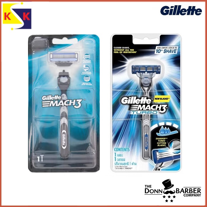 GILLETTE Mach 3 & Mach 3 Turbo Razor | Shopee Malaysia