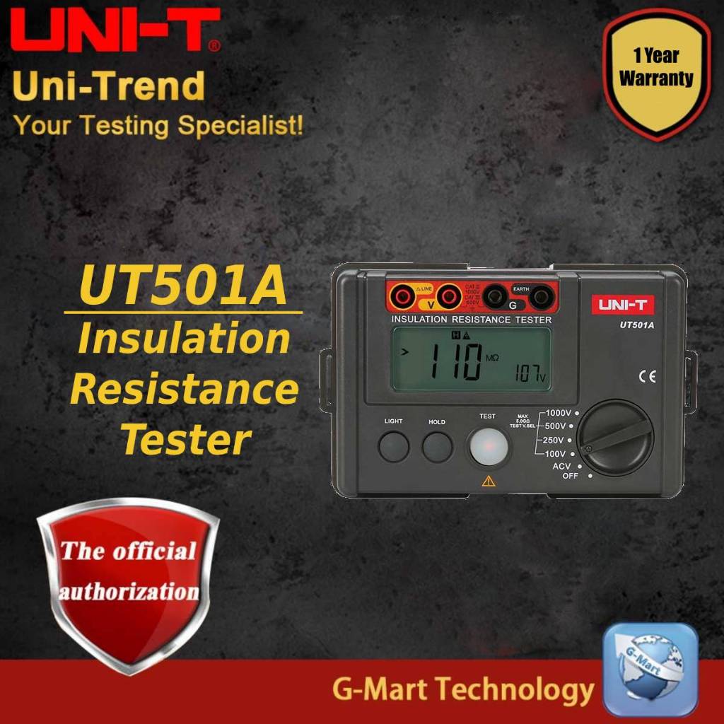 UNI-T UT501A Insulation Resistance Tester | Shopee Malaysia