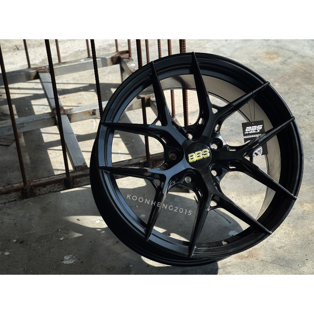 New Car Sport Rim BBS Wheels 18x8J 5x113 ET38 Gloss Black - READY STOCK ...