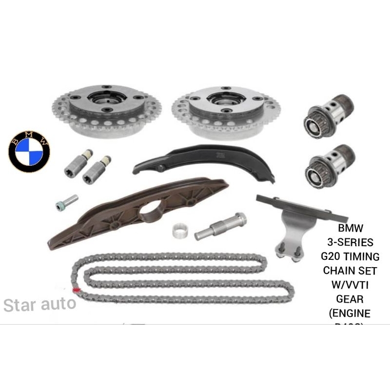 BMW 3-SERIES G20 TIMING CHAIN SET W/VVTI GEAR (ENGINE B40C) | Shopee ...