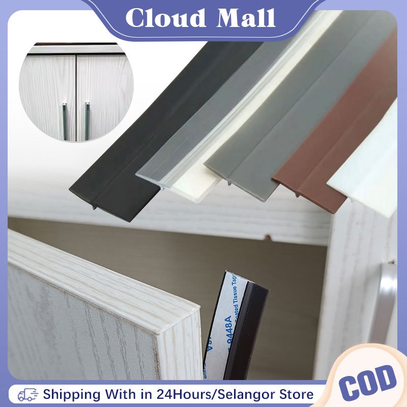 2.8M TPE Cabinet Door Strip Self-Adhesive Dust-Proof Seal For Wardrobe ...