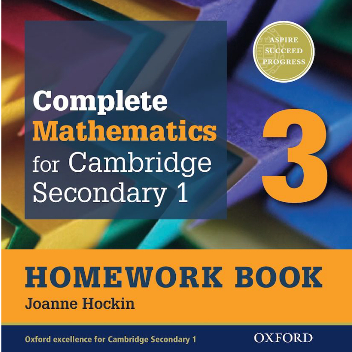 27 OXFORD: Cambridge Checkpoint Mathematics 9 WORKBOOK /HOMEWORK BOOK ...
