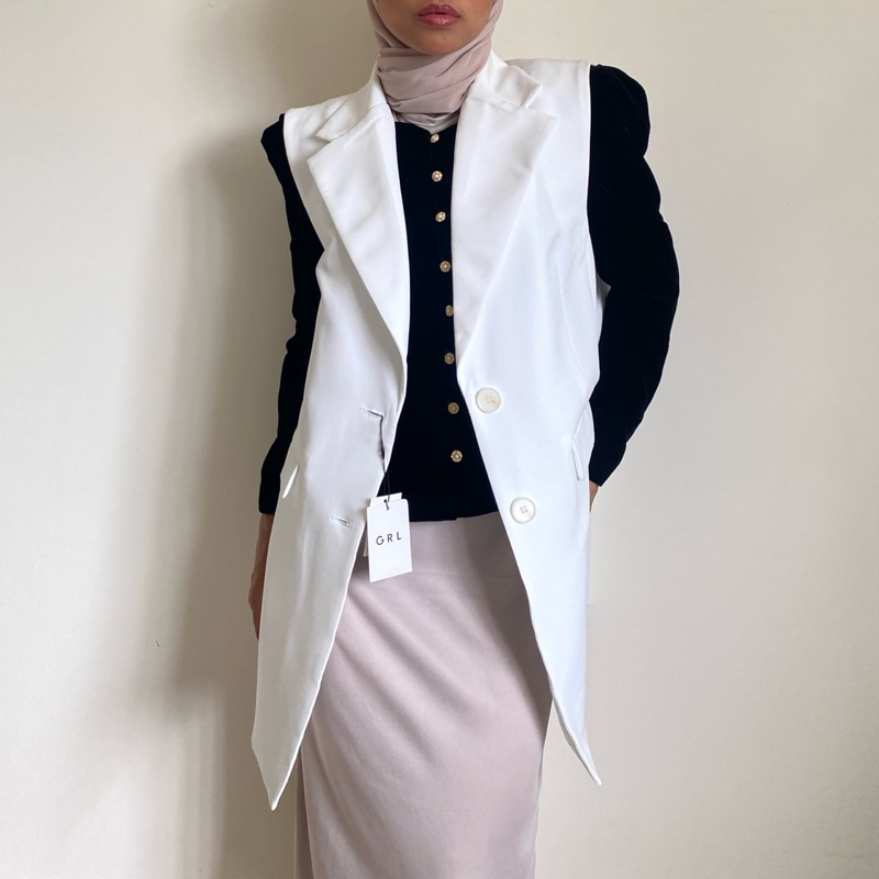 Dunia Blazer (White)