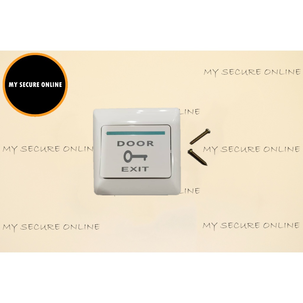 Autogate / Door Access Exit Push Button Normal to Release Control ...