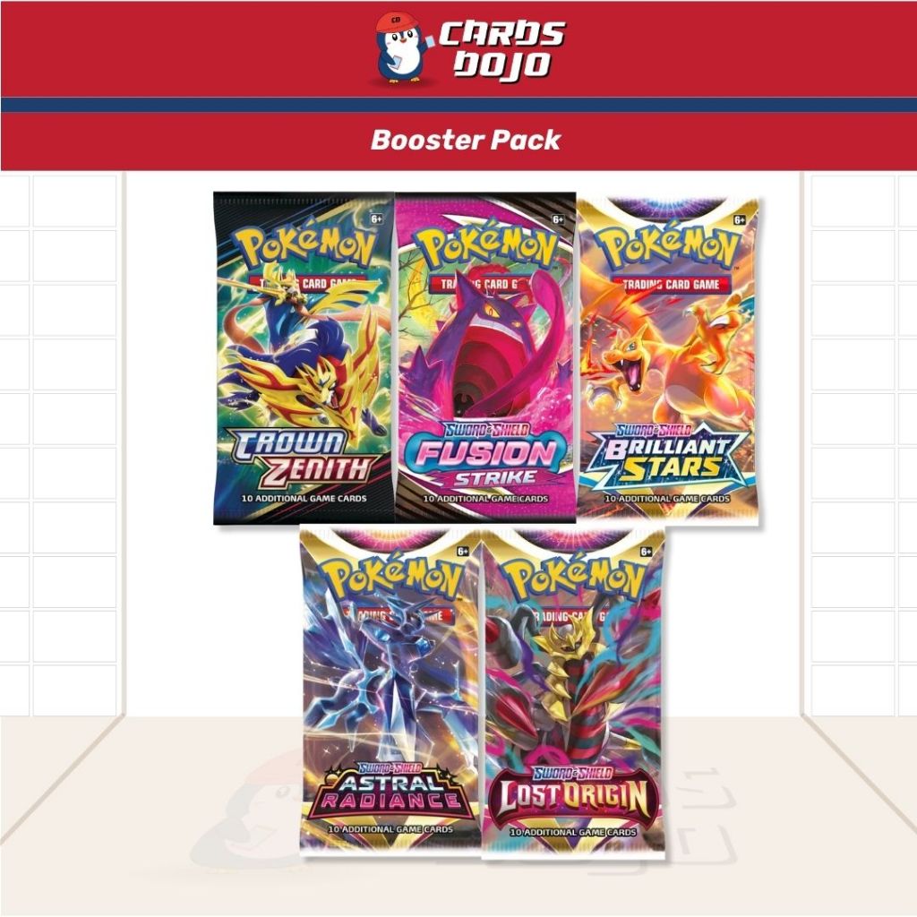 [READY STOCK] Pokemon TCG Sword & Shield Booster Pack ENG Ver Fusion ...