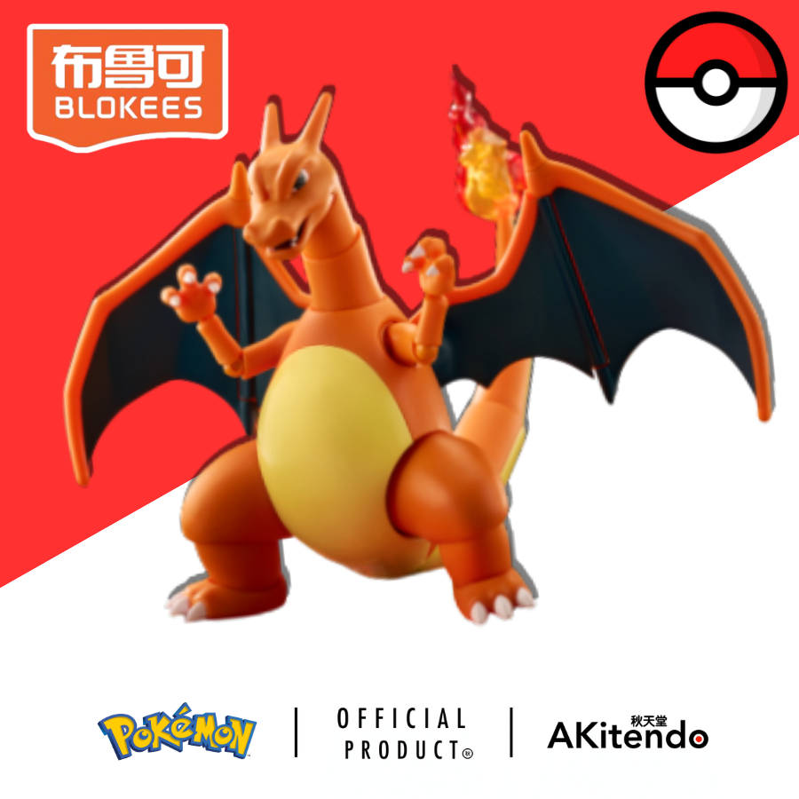 Blokees Figures Pokemon Charizard | Shopee Malaysia