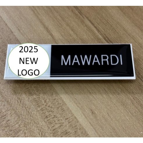 J4T4 NEW LOGO Epoxy / No Epoxy Name Tag with 1 line Engraving Pin ...