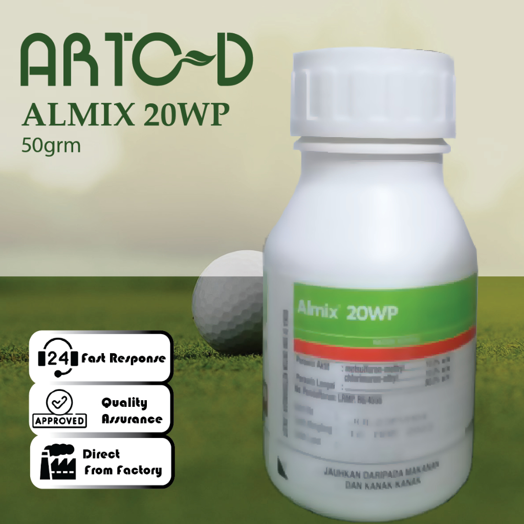 100GM Almix 20WP Dupont racun rumpai karpet / rumput carpet grass ...