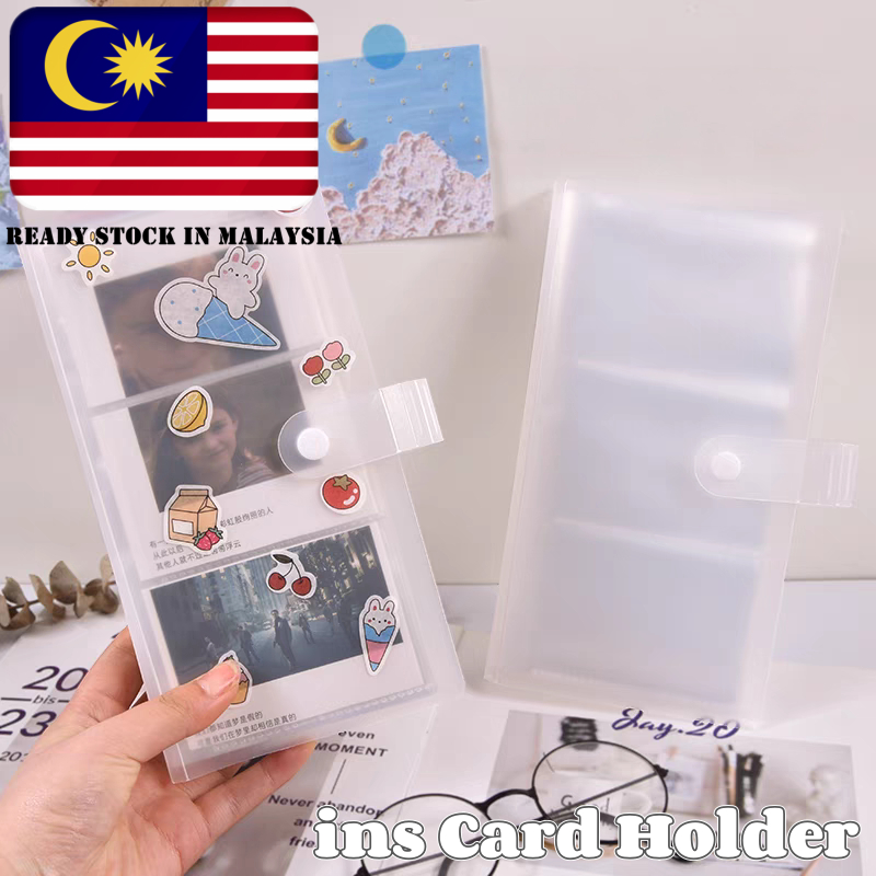 (240 Slots) INS Portable Card Holder Multipurpose Storage Book Album ...