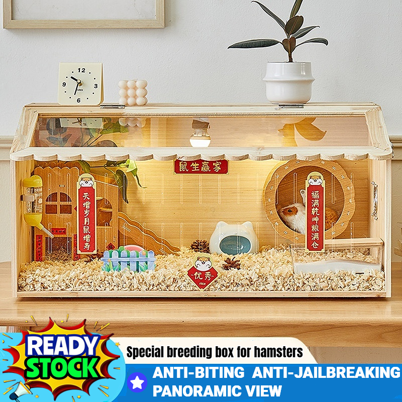 Photo inspiration: Fresh Look at Hamster Cage Super Large Luxury Villa Golden Bear Full Set
