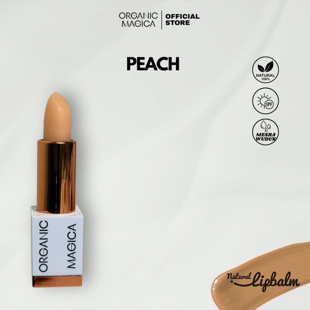 (NEW CODE) Lipbalm CODE : PEACH (Soft Peach) organic magica | Shopee ...