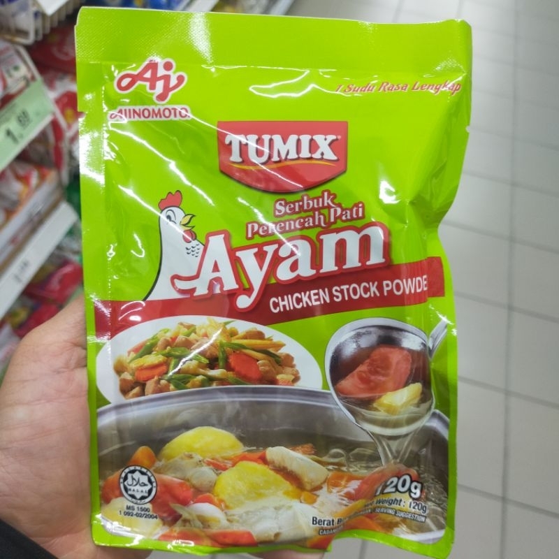 AJINOMOTO Tumix Chicken Stock 120g Serbuk Perencah Pati | Shopee Malaysia