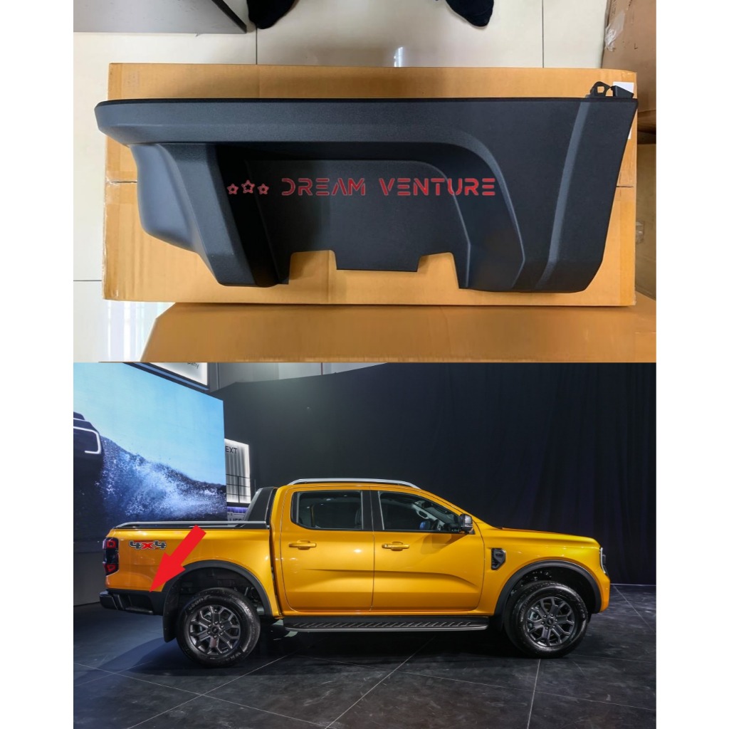 ORIGINAL FORD RANGER WILDTRAK T9 2022 - 2025 REAR BUMPER SIDE COVER ...