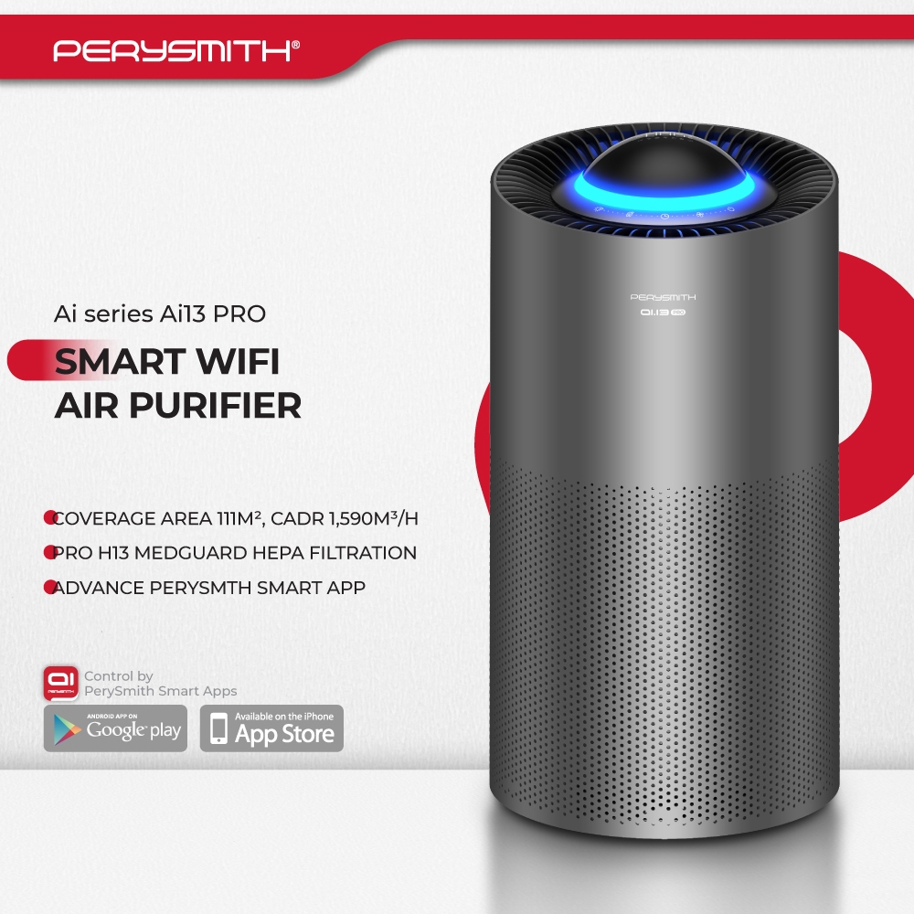 Image result for PerySmith Ai13 Pro Smart WIFI Air Purifier Ai Series | Shopee Malaysia