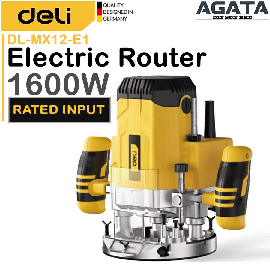 Deli Electric Router 1600W 12mm(1/2