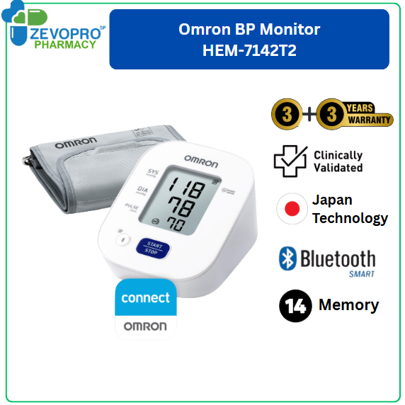 Omron Blood Pressure Monitor 7142T2 | Shopee Malaysia