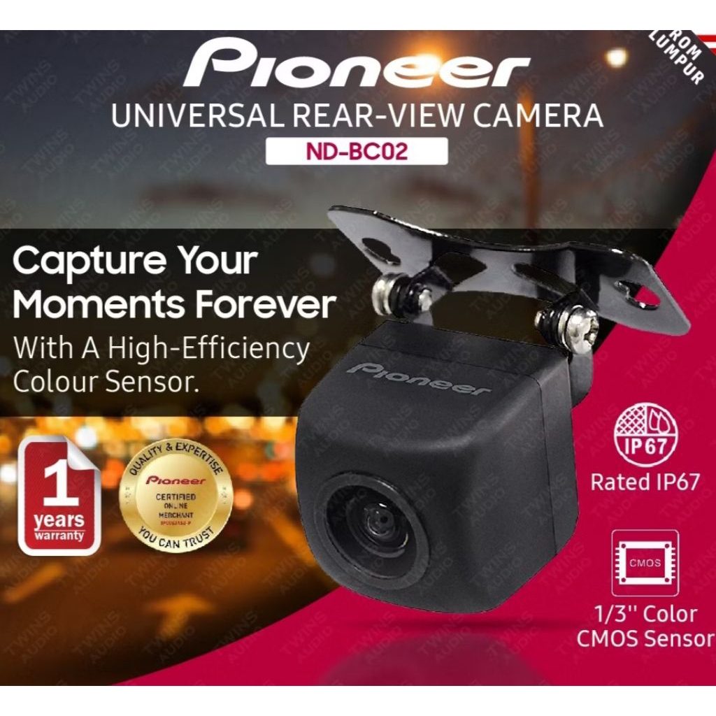 Pioneer Rear Camera Reverse ND-BC02 CMOS Sensor | Shopee Malaysia