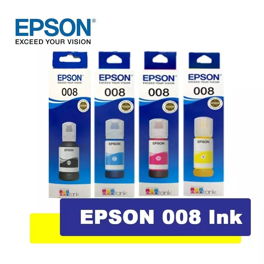 Epson 008 Pigment Ink Tank T06G100 T06G200 T06G300 T06G400 L15150 L6550 ...