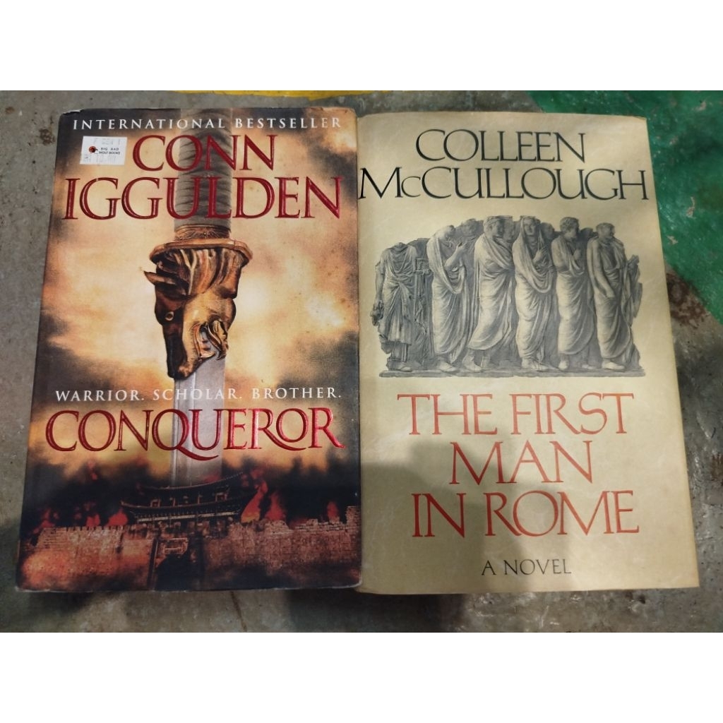 [Second Hand Book]Colleen McCullough: CONQUEROR + The First Man in Rome ...
