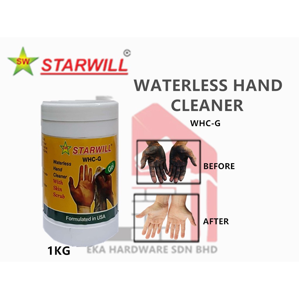 STARWILL WATERLESS HAND CLEANER (GEL) - 1KG | Shopee Malaysia