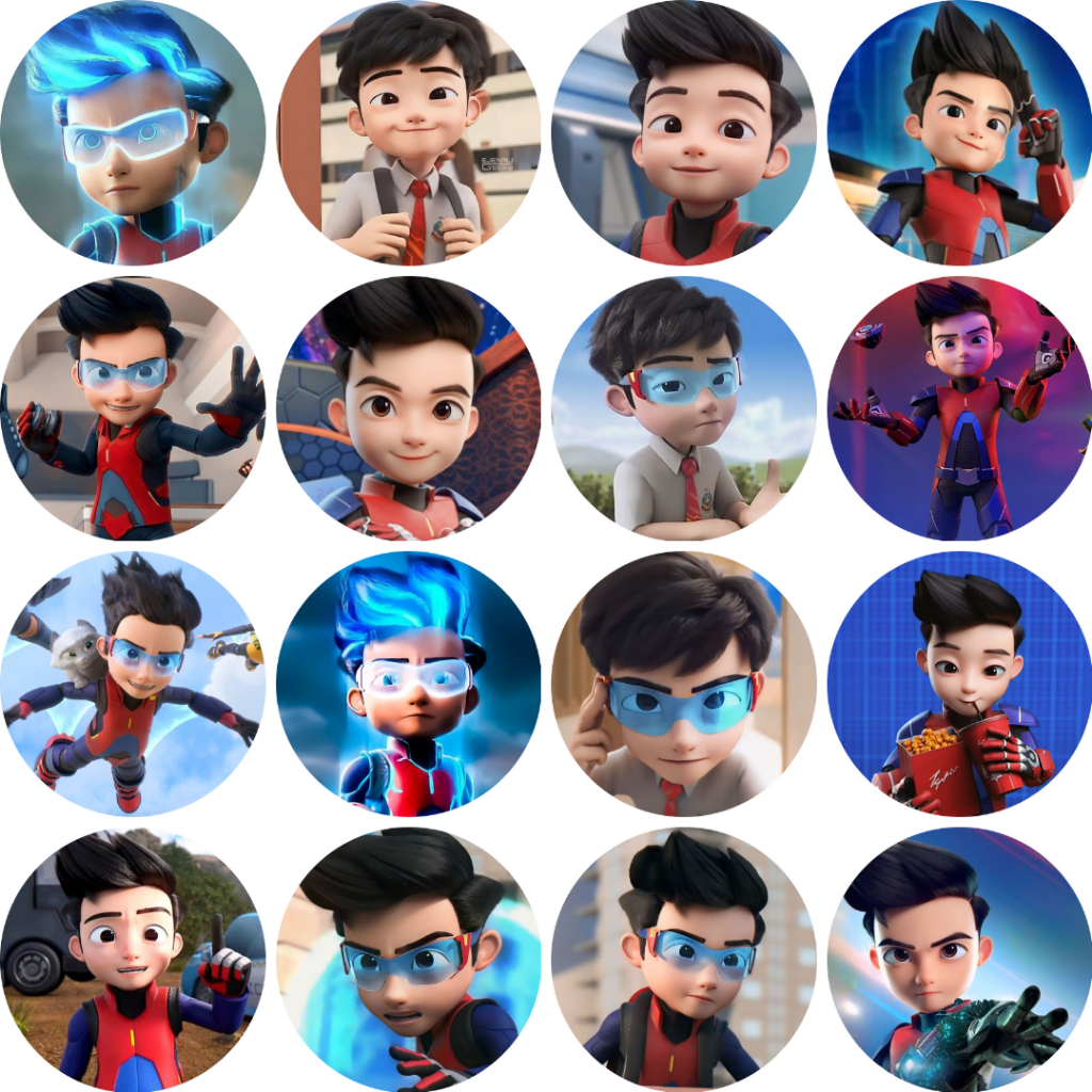 Ejen Ali Button Badge 58mm | Shopee Malaysia