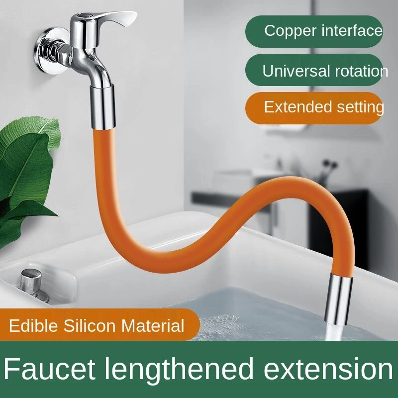 20/30/50CM Universal Faucet Extender 360-Degree Silicone Faucet ...