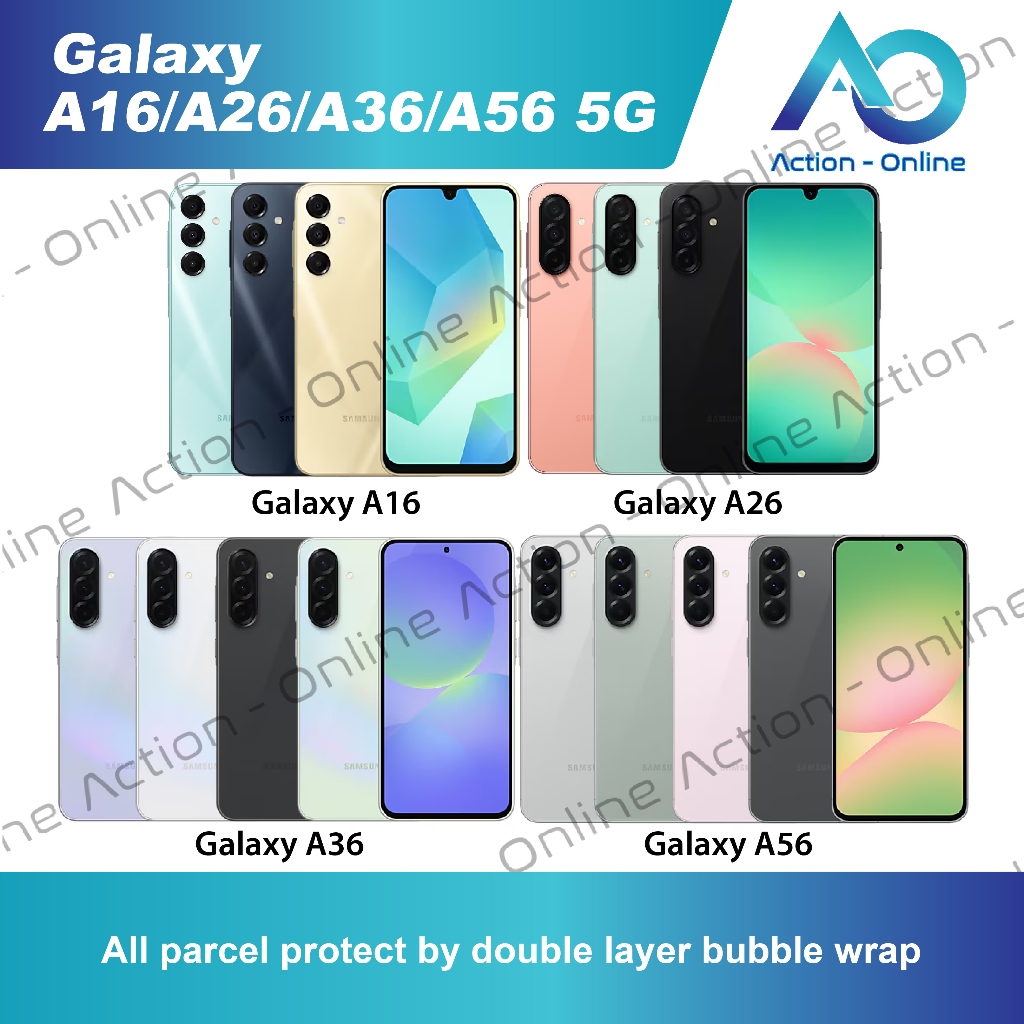 Samsung Galaxy A17 / A26 / A36 / A56 5G - Original Malaysia New Set ...