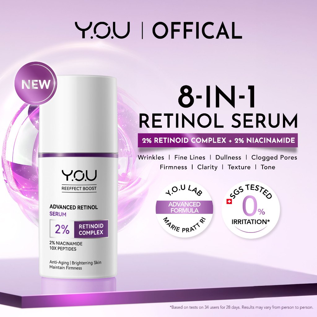 YOU REEFFECT BOOST ADVANCED RETINOL SERUM 15ML serum Penjagaan muka ...