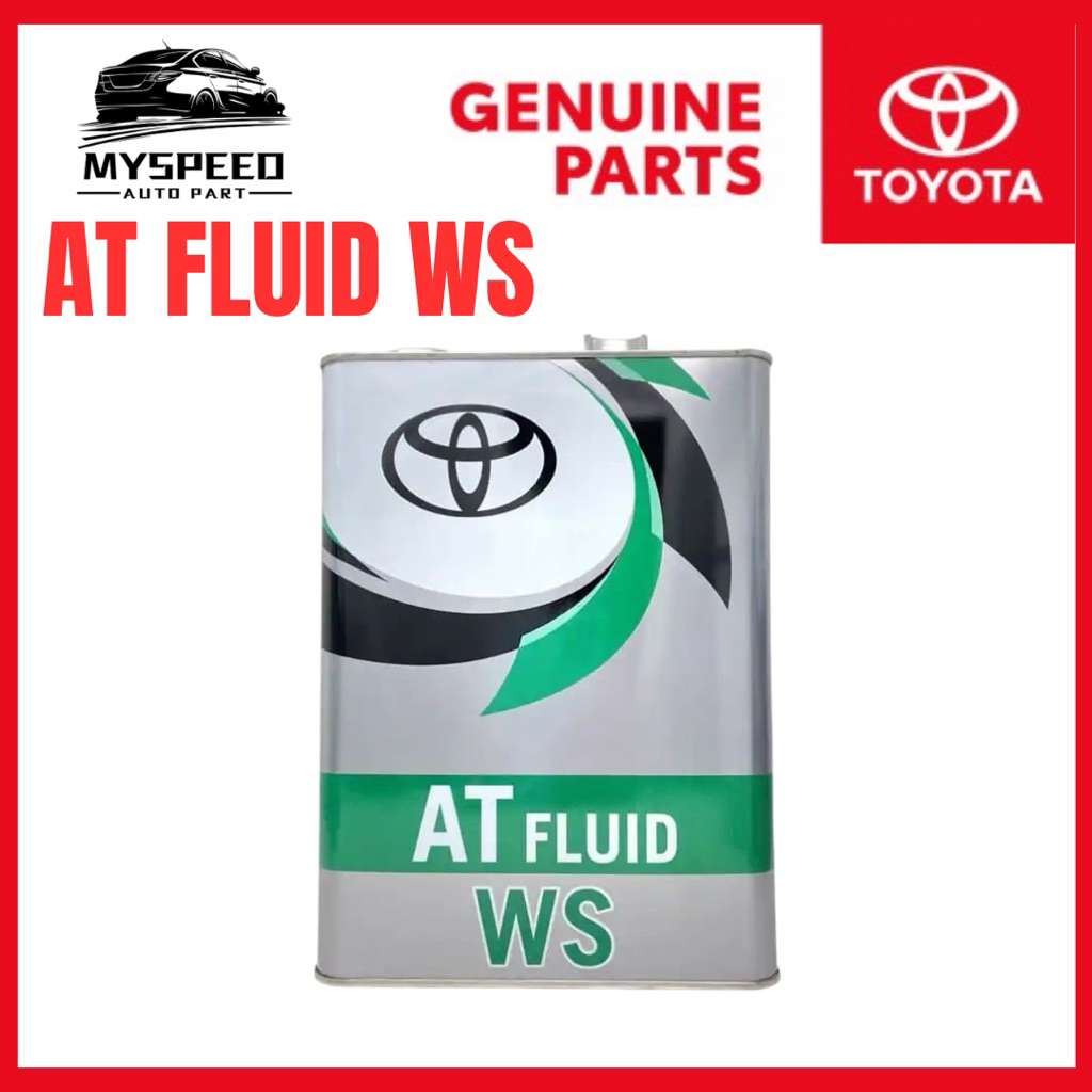 【100% ORIGINAL】TOYOTA AUTOMATIC TRANSMISSION FLUID ATF WS (4L) (08886 ...